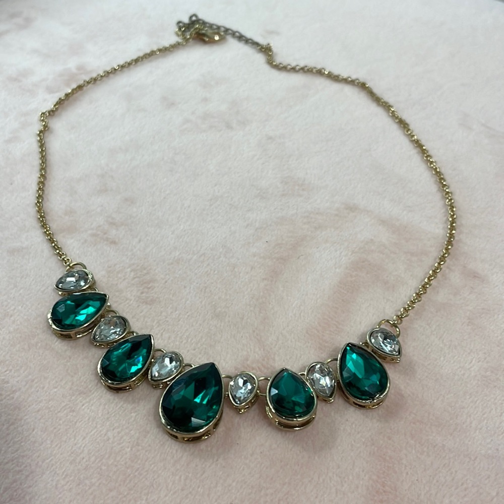 Green and Gold Necklace